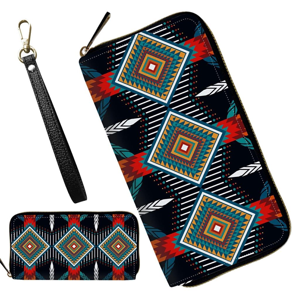 7191 Wristlet Wallets , Wallet Clutch Purse with Removable Wrist Strap Zip